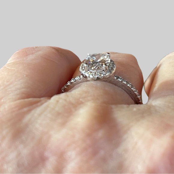 Sterling Wedding Set 3 pieces 2 ct Oval Engagement. So Elegant on you hand! - Picture 5 of 13